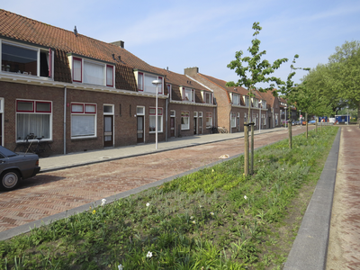 906924 Gezicht op de voorgevels Boerhaavelaan 58 (links)-hoger te Utrecht; de straat is heringericht.